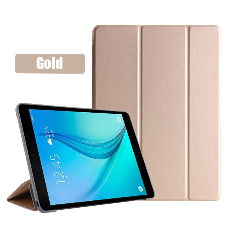 per Samsung galassia scheda A7 10.4 SM-T500/T505 Custodia in pelle con supporto scheda A 9.7 T550 T555 coperchio TabA 10.1 T580 T510 T515 tavoletta conchiglia: IPad Pro 12.9 / Viola