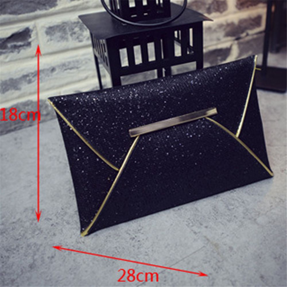 Women Evening Wedding Bag Party Envelope Clutch Handbag Glitter Sequins Sparkling Banquet Glitter Bag For Ladies Girls