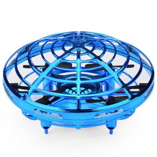 Anti-colisión Vliegende Helikopter magia OVNI de mano Bal Vliegtuigen detección Mini Inductie Drone niños Elektrische Elektronische Sp: Blue