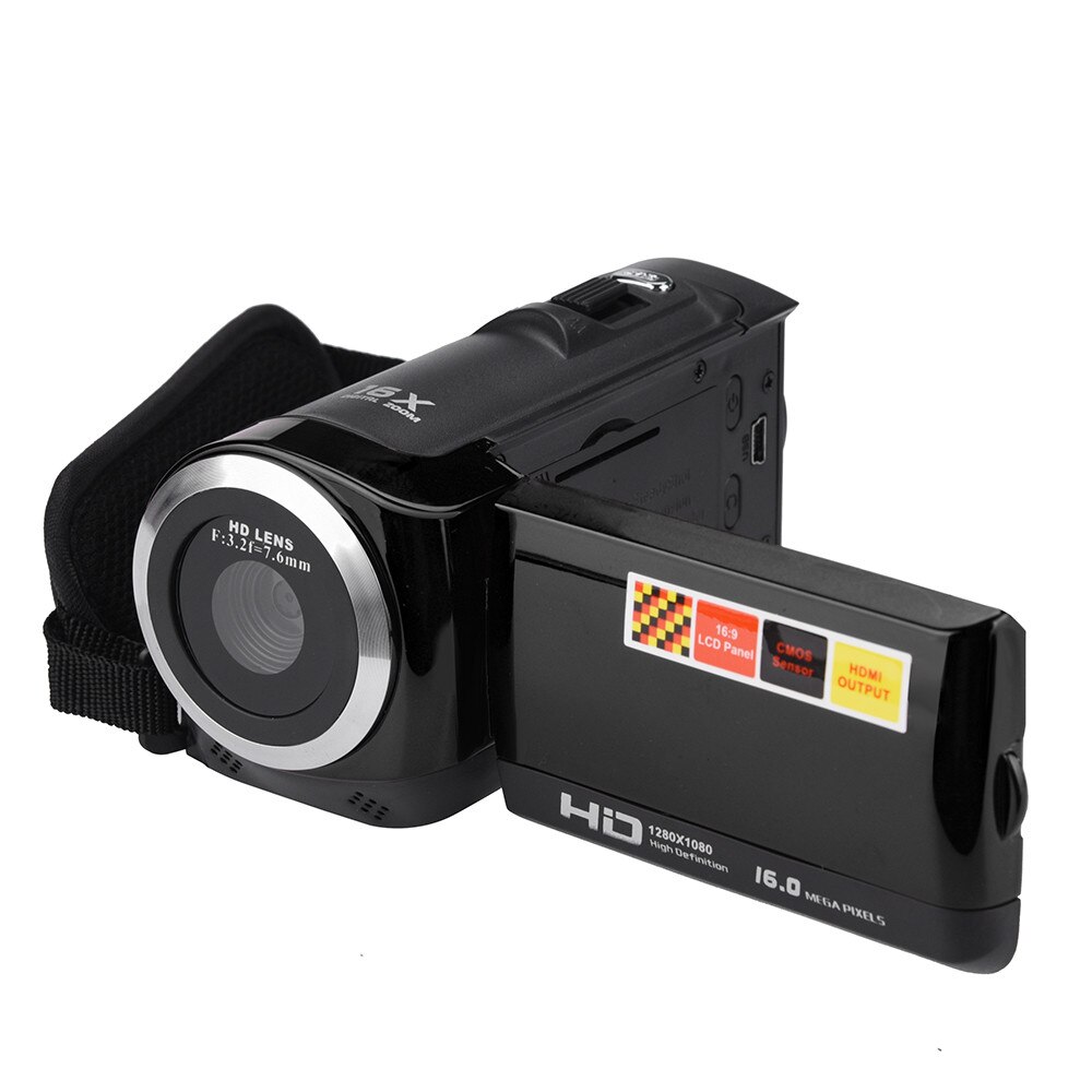 Tft Lcd Hd 1080P 16MP 16X Video Dv Camara Fotografica Digitale Camaras Fotograficas Digitales Camcorder Zoom Camcorder: A