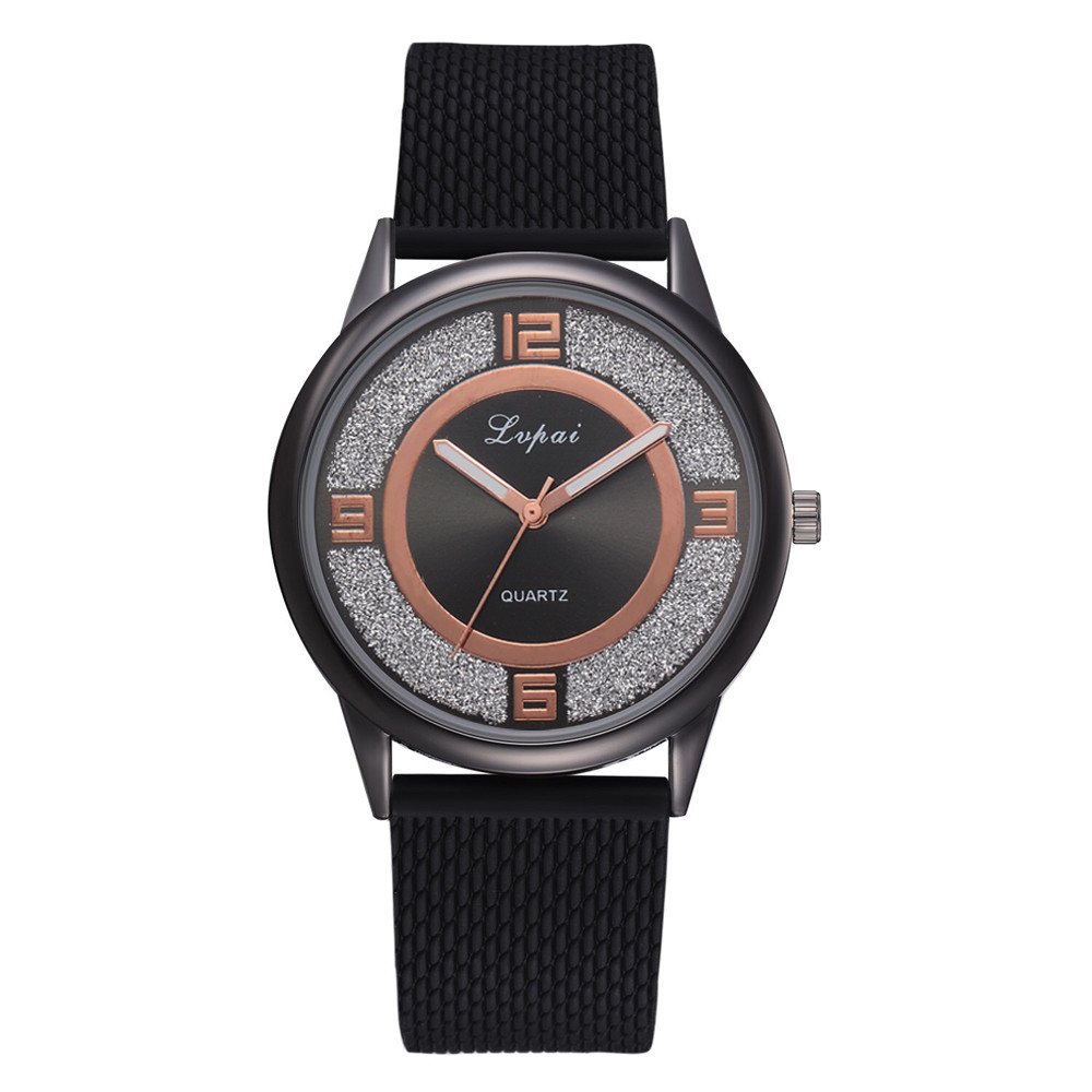 Lvpai Tops Brand Women Bracelet Watches Women's Casual Quartz Silicone strap Band Watch Wrist Watch relogio feminino