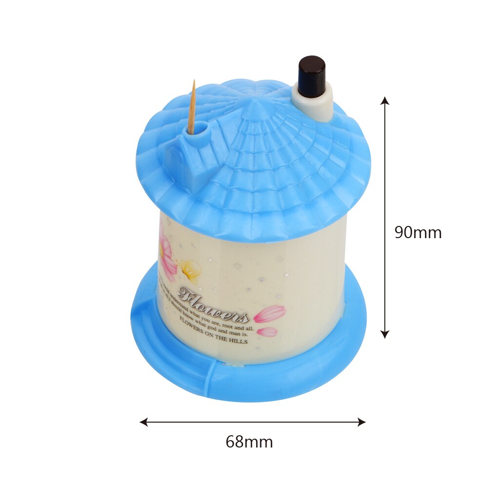 Porte-cure-dents automatique, boîte créative et Portable en forme de maison, couleur aléatoire