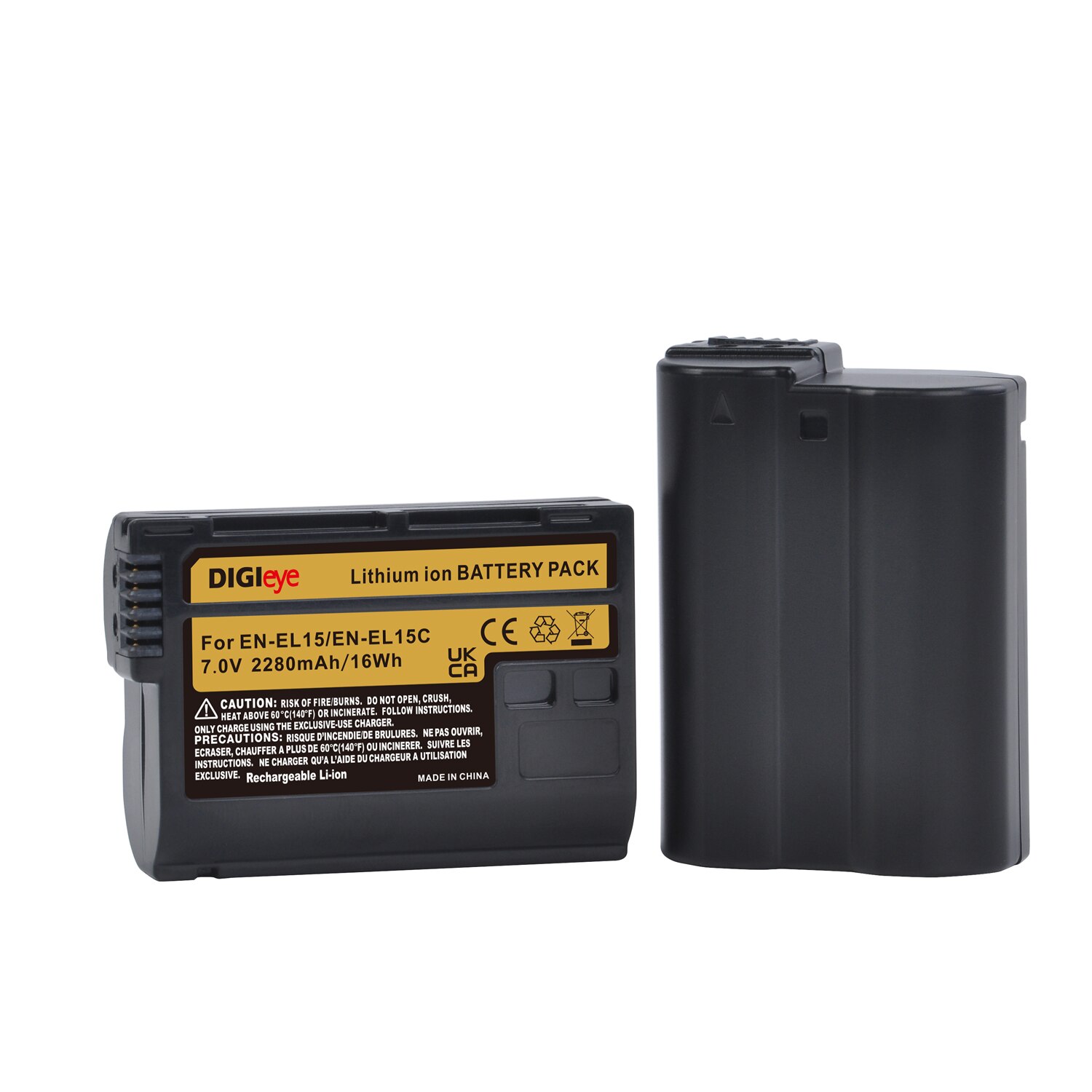 Batería y cargador EN-EL15 EN EL15C para Nikon D500, D610, D750, D800, D810, D850, D7000, D7100, D7500, Z5, Z6, Z6II, Z7, Z7II