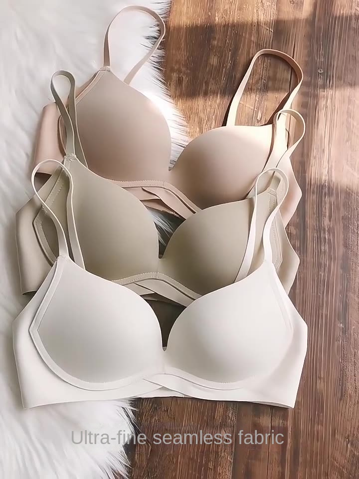 UBAU High lingerie With Beautiful Back, Women's Small Breasts, Sagging-proof, Seamless And Rims-Free Bra