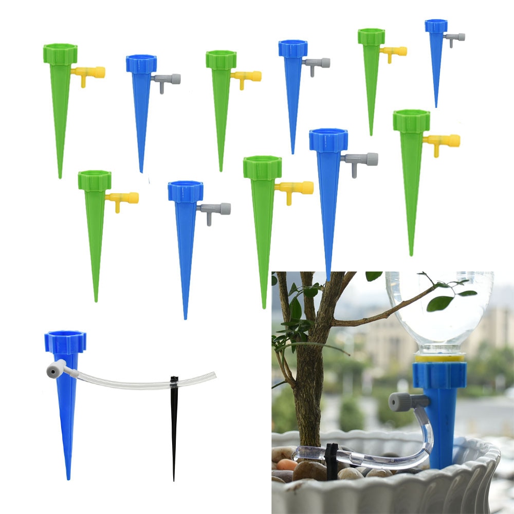 36/24/12 Pcs Auto Drip Irrigatie Watering Systeem Druppelaar Spike Kits Tuin Huishoudelijke Plant Bloem Automatische Waterer Gereedschap
