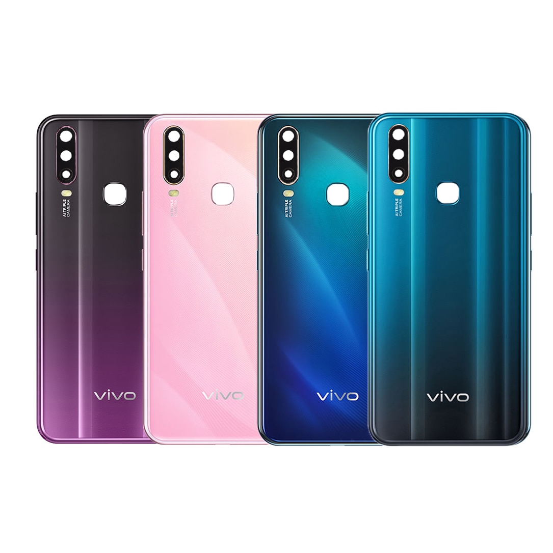 Original Battery Cover for Vivo Y12 Y15 Y17 - Plastic Back Case
