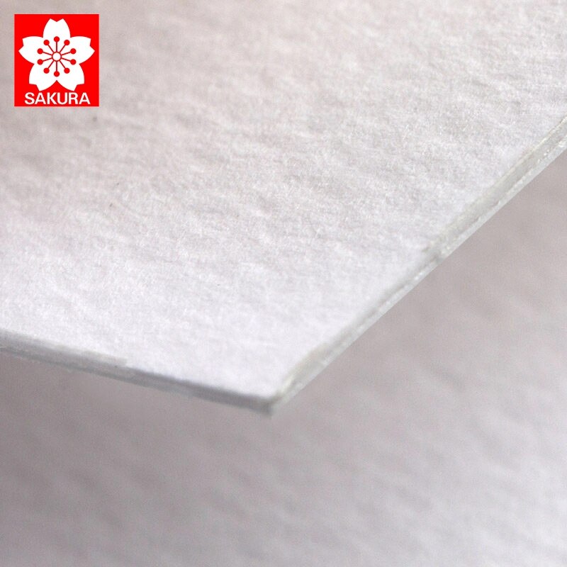 Sakura-Cuaderno de papel blanco de acuarela de 32K, cuaderno de bocetos pintados a mano, agenda de artista, suministros de oficina y escuela, papelería