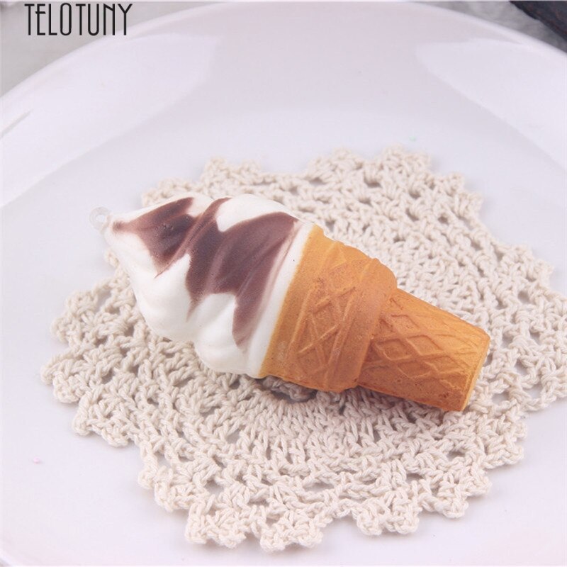 TELOTUNY 10cm Eis quetschen spielzeug Simulation Kuchen Langsam steigend praktisch Riemen Brot Spielzeug Z0123