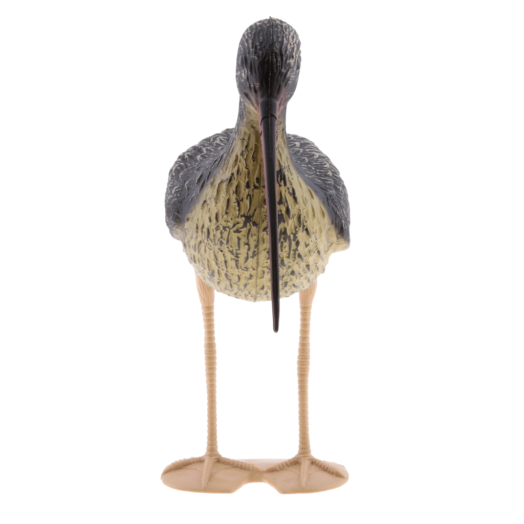 Realistische Plastic Curlew Vogel Met Lange Snavel Decoy Vogel Scarer Vogelverschrikker Tuin