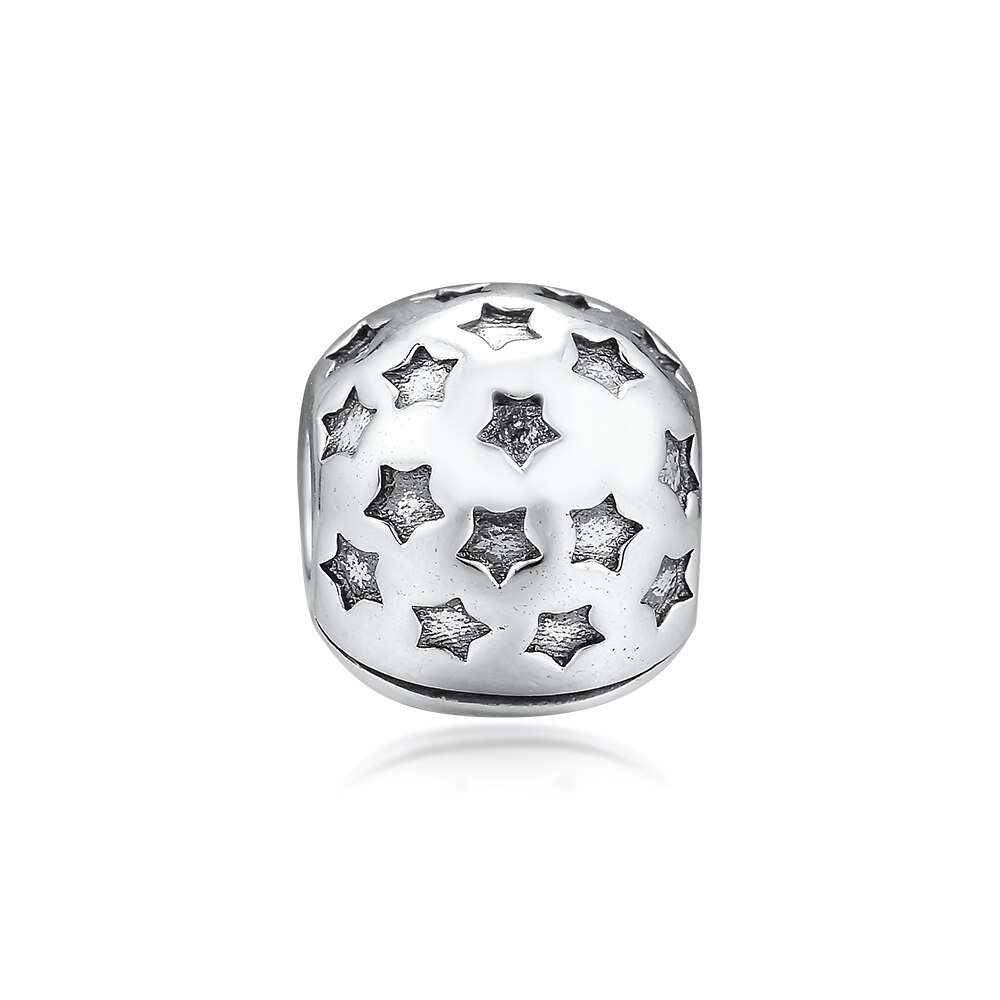 CKK berloque 925 Sterling Silver Star Clip Charms Beads Fits Original Bracelets Charm Silver 925 Jewelry