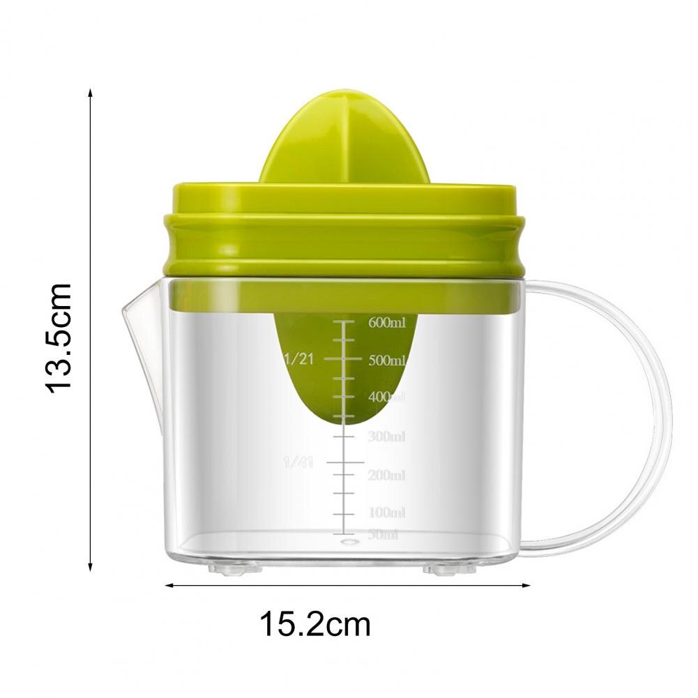 Manual Juicer Detachable Spout Plastic Hand Press Juicer Tools for Home