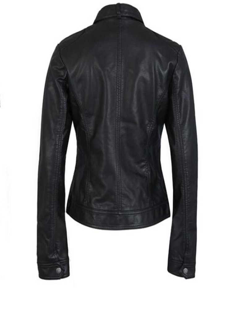Veste en cuir PU femme femme, européenne, Pimkie nettoyage simple en cuir PU