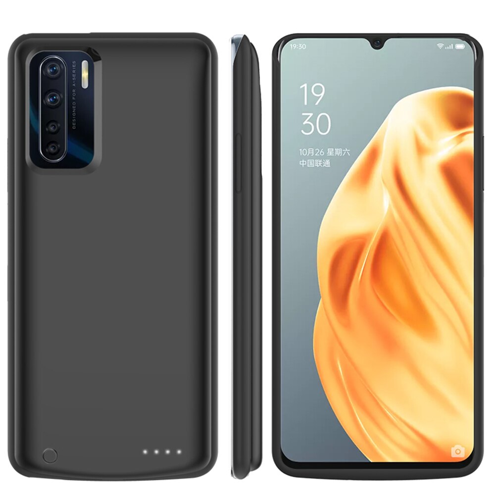 Fundas de carga de batería para OPPO A91, estuche de carga de batería externa de 6800mAh, funda de Banco de energía para OPPO A91