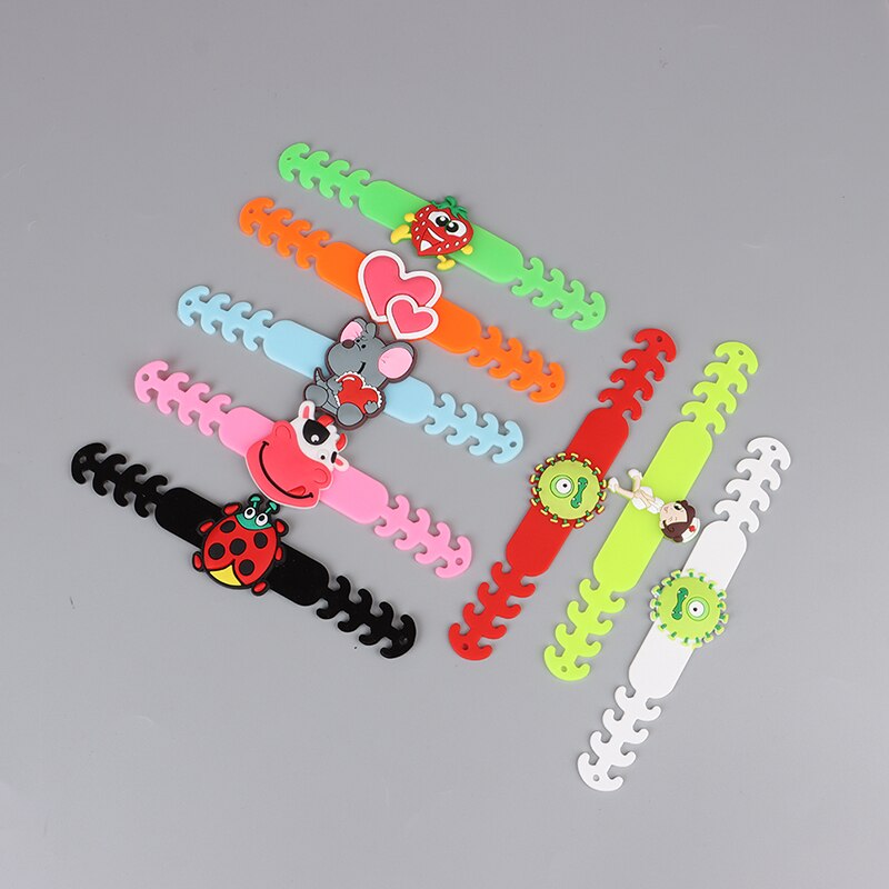 5pcs Useful Adjustable Anti-slip Children's Face Mask Silicone Ear Hook Face Masks Buckle Holder Accessories Random