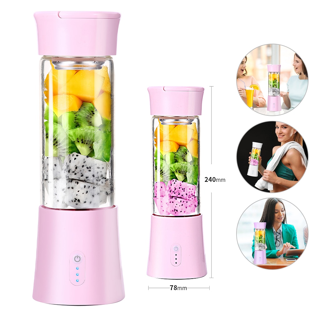 Portable Blender USB Mixer Electric Juicer Machine Smoothie Blender Mini Food Processor Personal Lemon Squeezer Orange Juicer