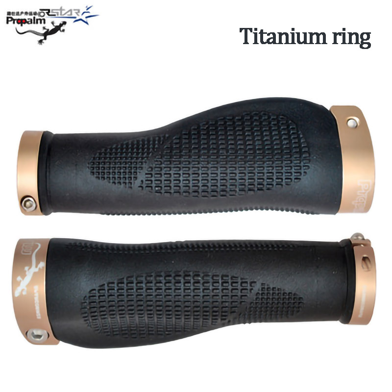 Propalm 1888EP Mountain Bike Handlebar Grips Anti-Skid Rubber Bar Lockable Handle Cover Bicycle Accessories: black