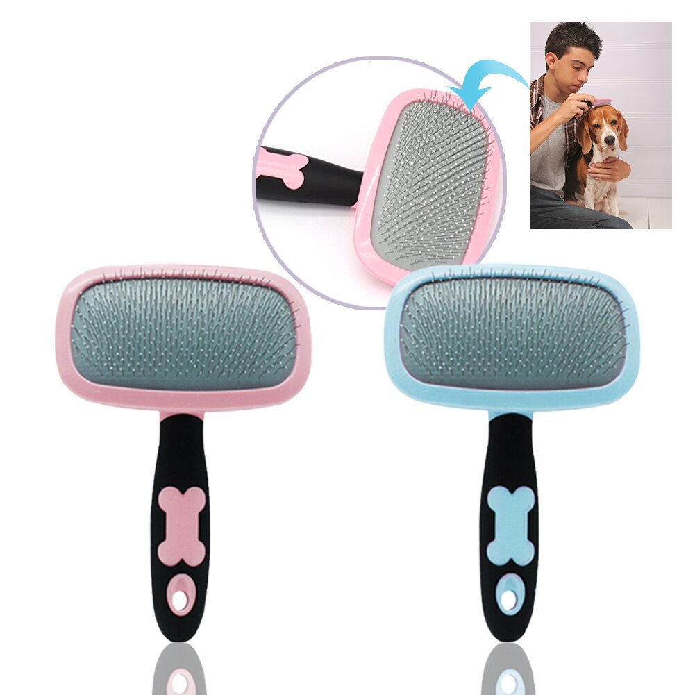 Pet Hair Trimmer Comb Dog Cat Grooming Supply Brush Slicker Tool Multi-function Pet Dog Practical Needle Comb