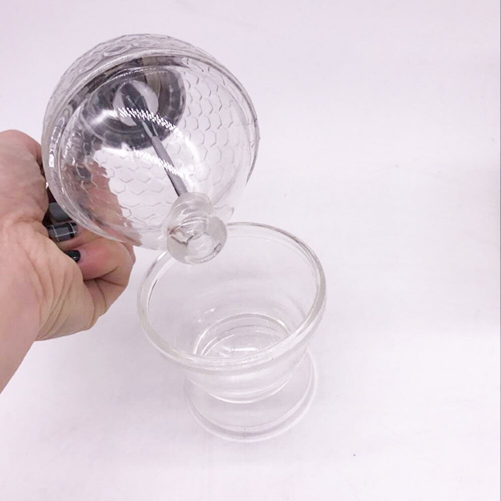 Syrup Dispenser Portable Storage Pot Jar Container Cup Holder Acrylic Drip Kettle Squeeze Bottle Honey Juice Dispenser