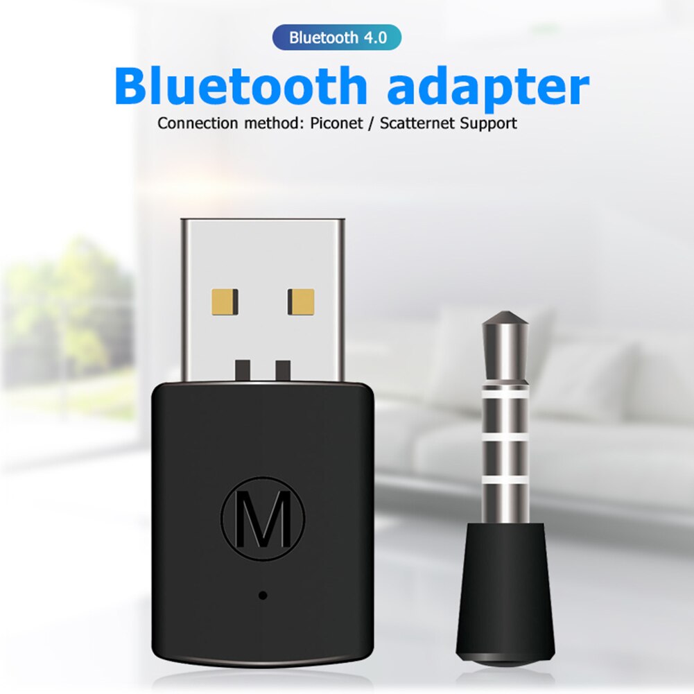 3.5mm Bluetooth 4.0 EDR USB sans fil Dongle dernière Version adaptateur pour Sony PS4 Mini TV PC Kit adaptateur sans fil