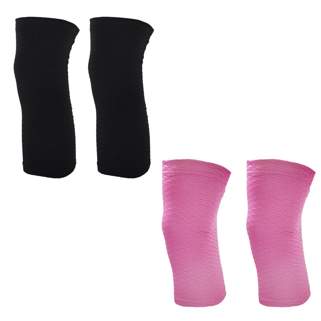 1 Pair Premium Knee Sleeve Support Compression Knee Sleeves for Running Jogging