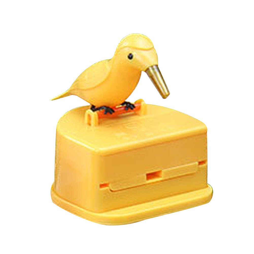 Soporte inteligente para palillos de dientes, dispensador de palillos de dientes con forma de pájaro, decoración de mesa de comedor, caja de utensilios de cocina