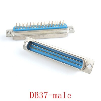 DB9 DB15 DB25 DB37 Mannelijke En Vrouwelijke RS232/9/15/25/37 Pin Db Plug Voor Lassen Plaat connectors: DB37 male