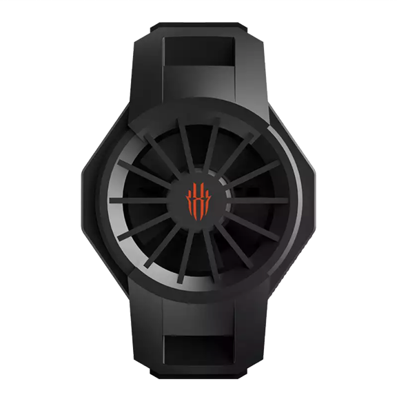 Ice Dock Original Nubia Red Magic 5s 5G 3s 3 Deuterium Cooler 64-86mm Universal Cooling Fan Double Type C & 3.5mm Jack: Red Magic Black