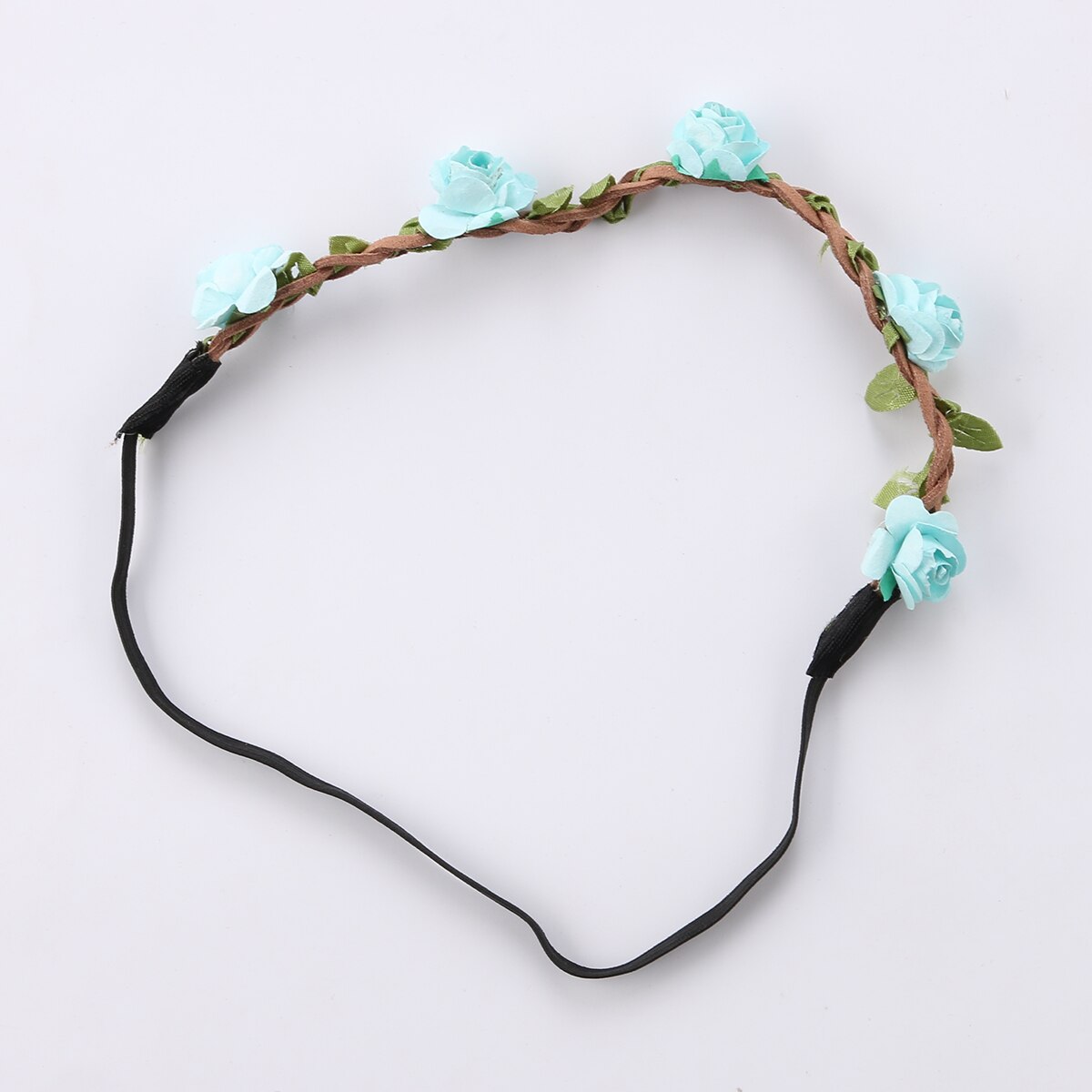 Girls Women Handmade Floral Crown Flower Headband Hair Garland Wedding Women Headpiece Cute Flower Headwear: 2