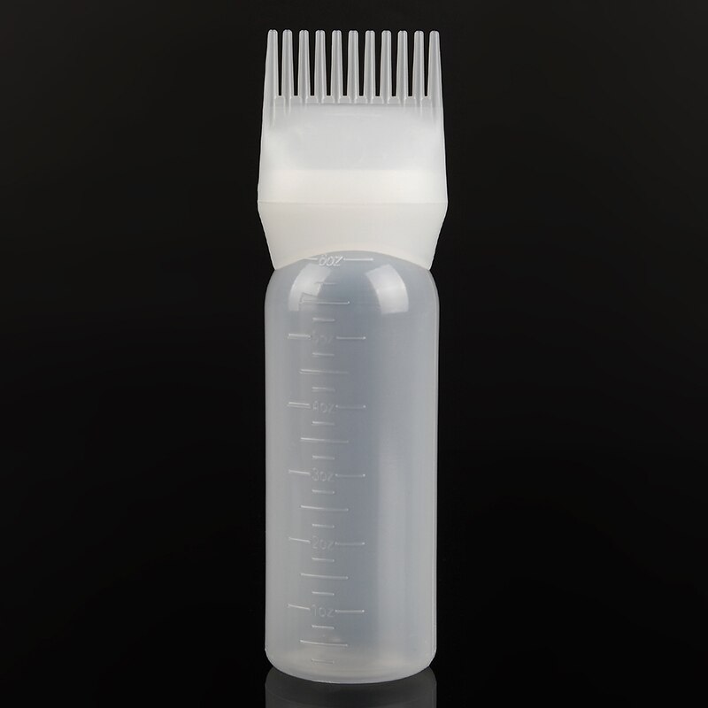 1PC 120ml Hair Dye Bottle Applicator Brush Dispensing Salon Hair Coloring Dyeing Hair Dry Cleaning Bottle