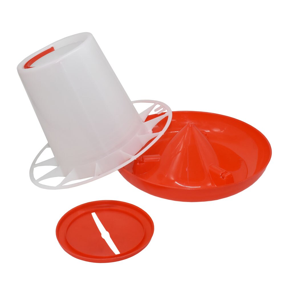 3 kg kyllingedrikker/foderhane høne drikkekopper foderkop husdyr fjerkræ kyllingefarm fodring vanding forsyninger