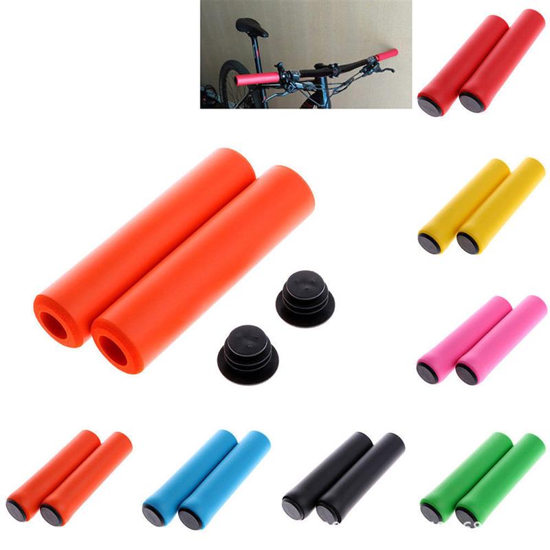 Mtb anti-skrid cykel blødt styr greb cover wrap komfortabel silikone mountainbike styr ærme