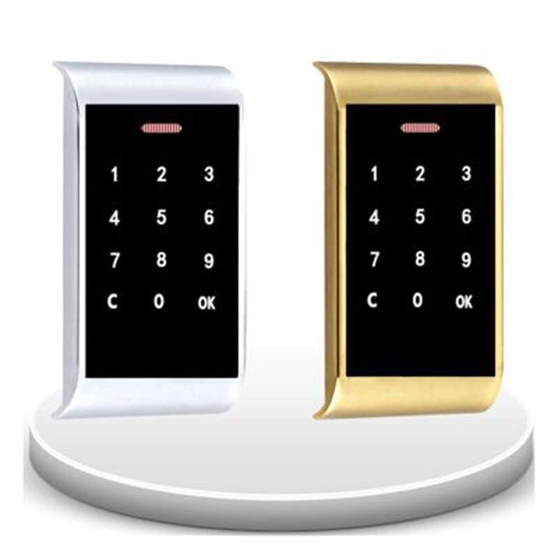 Cerradura electrónica, combinación de cajón, cerradura Digital, contraseña del teclado táctil, acceso de llave, armario, código de seguridad Digital para Taquilla