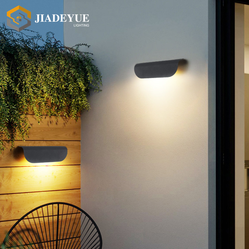 led outdoor waterproof wall light IP67 balcony aisle light long strip door exterior wall light