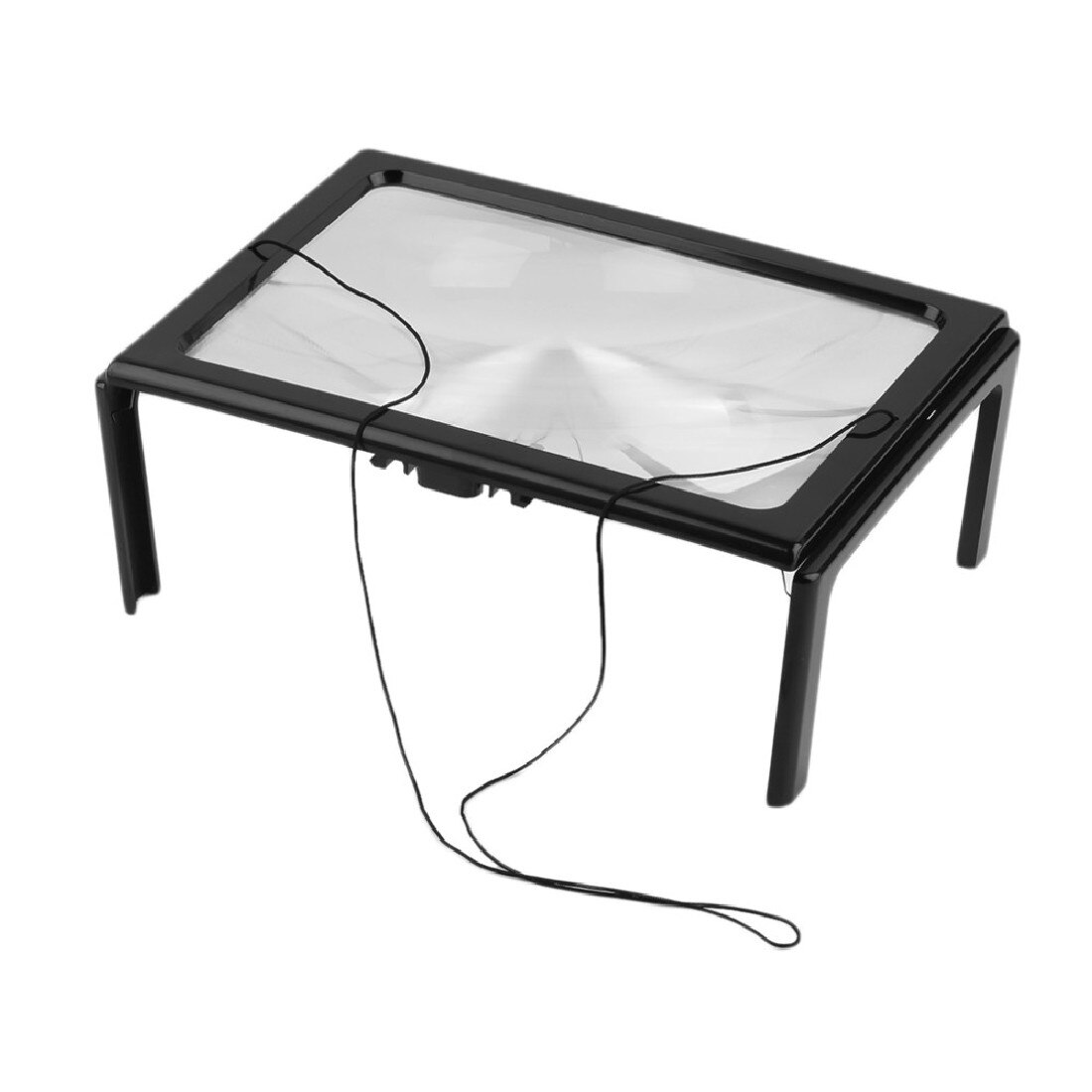 Ouderen Size Desk Type Reading Loupe Verlicht Vergrootglas Met 4 Lampen Lichten Voor Mensen – Grandado