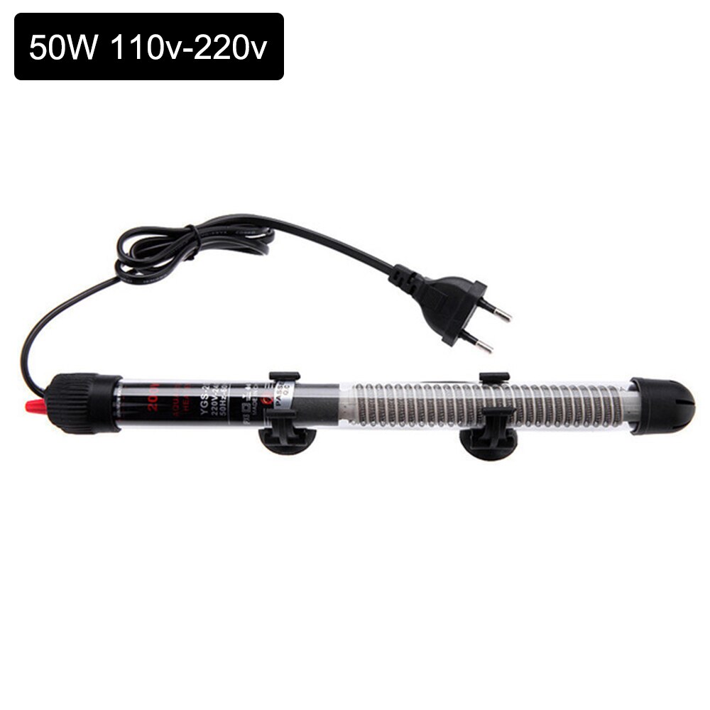 Aquarium Water Warmte Aquarium Verwarmingselement Thermostaat Eu Temperatuur 110V-220V Eu Standaard 25W/50W/100W/200W/300W Dompelpompen: Eu plug 50W