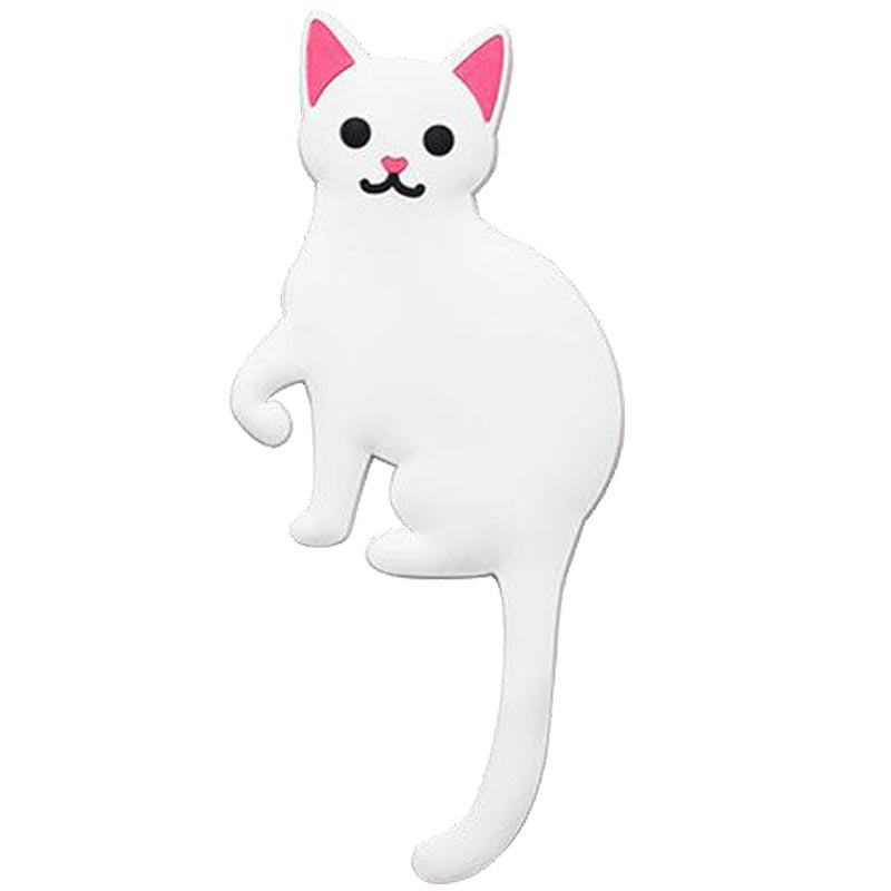 Dierenhaken sleutelhanger decoratieve beer hond kat wasbeer haak 2pc/ paar schattige dieren wandhaken hanger accessoire voor sleutels diversen: 11