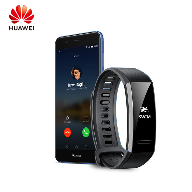Originele Huawei Band 2 Pro B29 Gps Armband Smart Polsbandjes Sport Tracker Bluetooth Headset Oortelefoon Hartslag Sleep Tracking