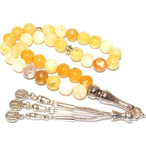 Pavrika Natural Stone Prayer Beads Opal