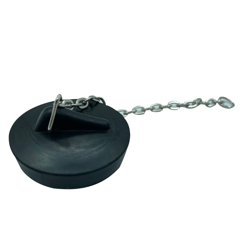 Universeller Gummi-Badewannenstöpsel mit Ketten-Ablaufstopfen, praktischer Gummi-Badewannenstöpsel für Küchen- und 40 mm,: YELLOW