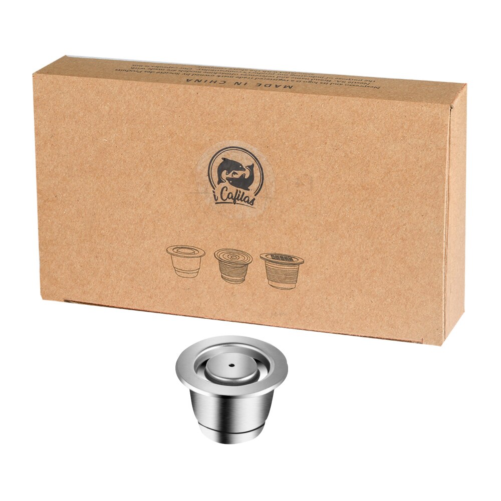 Upgrade Version Eco Friendly Packing Box For Nespresso Reusable Pod Refillable Capsule Environmental Protection: 1Capsule
