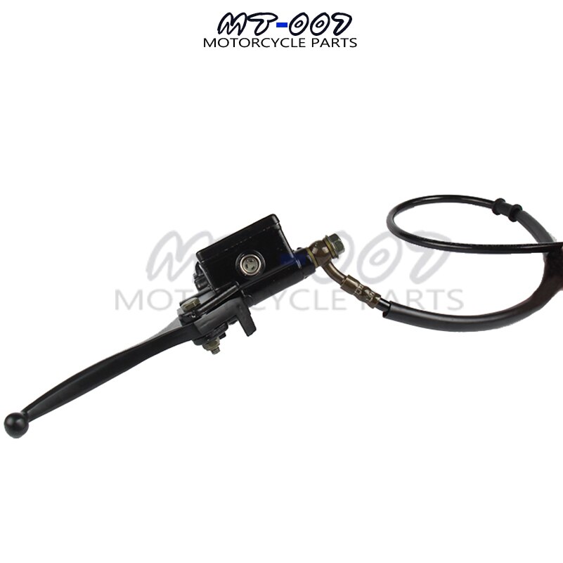Hydraulic Front Disc Brake Assy Brake Lever Master Cylinder Set Brake Hoses 1100mm Length Dirt Pit Bike