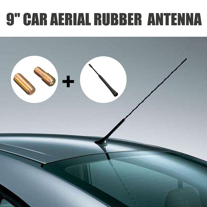 9 Inch Car Replacement Aerial FM Radio Antenna with Screws Aerial Antennas Aerials for TOYOTA NISSAN BMW Ford Car Styling