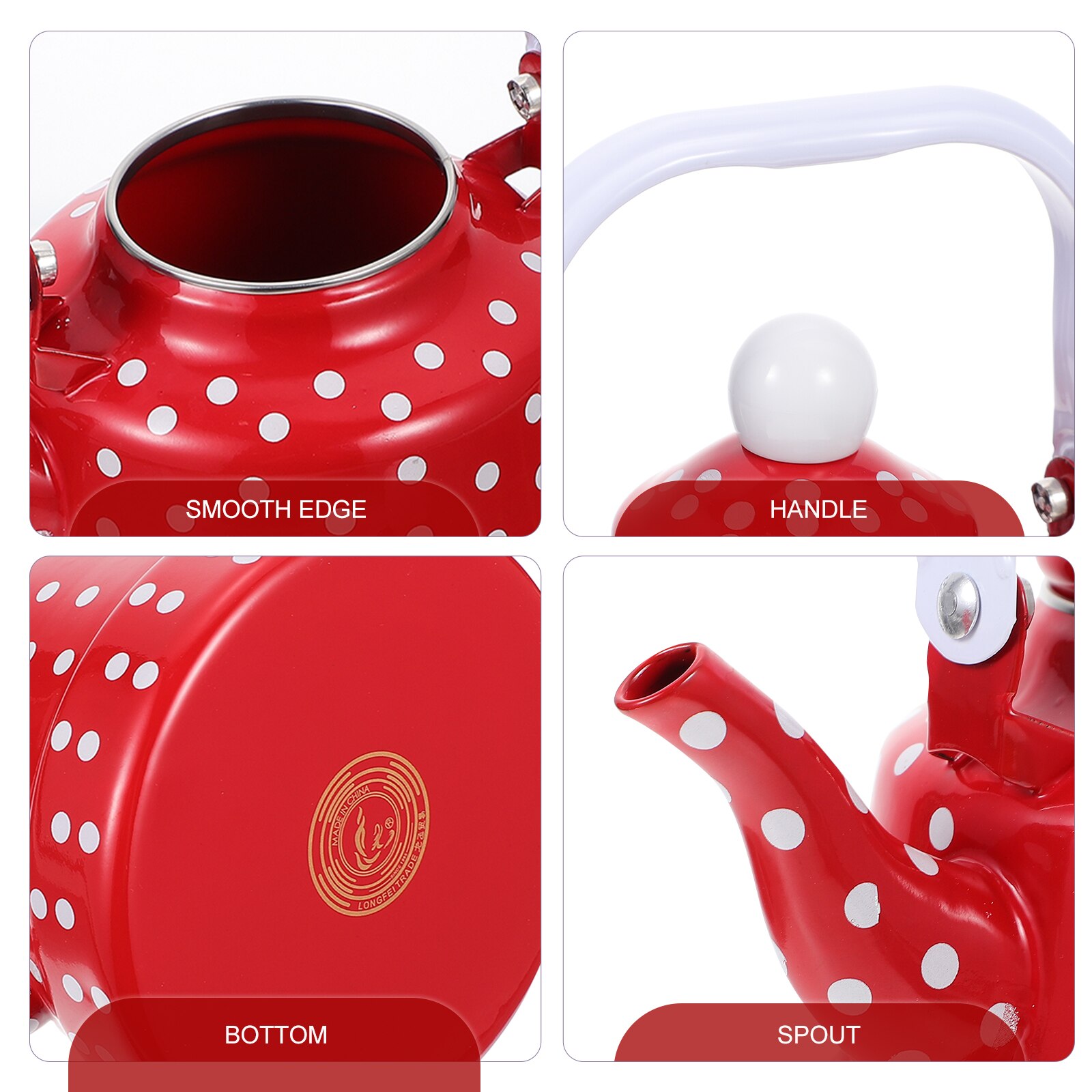 Emaille Waterkoker Golf Punt Patroon Water Kokend Ketel Keuken Supply