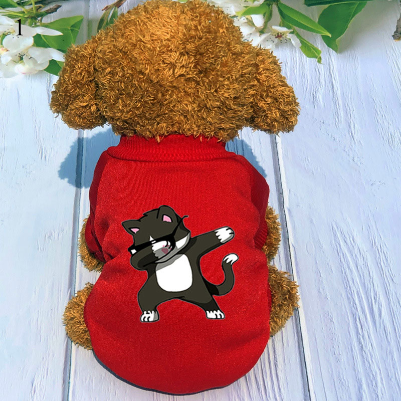 Winter Hond Casual Gestreepte Trui Pet Hooded Sweatshirt Franse Bulldog Kleding Voor Hond Kostuum Ouder-kind Pet Kleding Voor honden