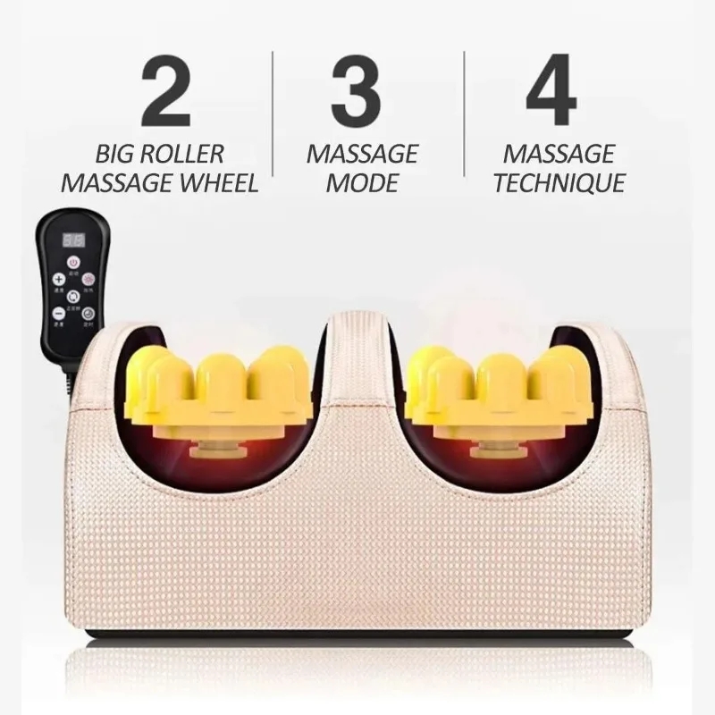 Infrarood Verwarming Elektrisch Voetmassageapparaat Shiatsu Kneden Kuitrol Diepe Spier Ontspannen Beste Reliëf Vermoeidheid Stress Voeten Machine Tool