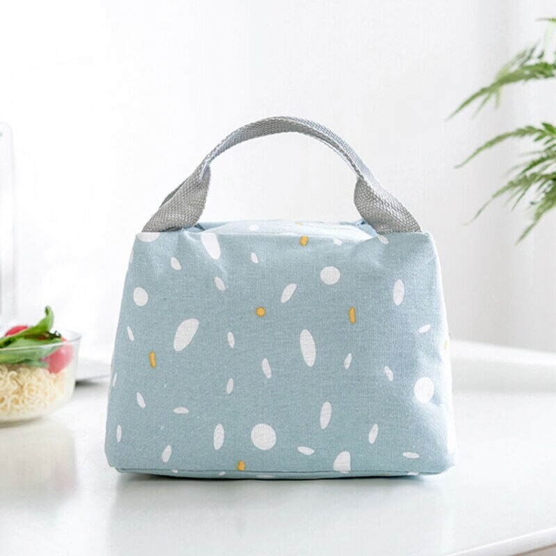 Praktische Kleine Geïsoleerde Picknick Ice Pack Waterdichte Oxford Doek Lunch Koeler Tassen Kleine Verse Stijl Gekoelde Lunch Zakken