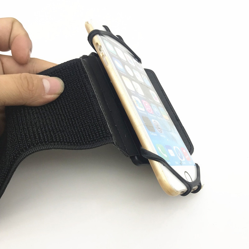 Wrist strap mobile phone holder 180 Degree Rotating Wristband Bracket Outdoor Hiking Cycling Sport Arm Band phone holder