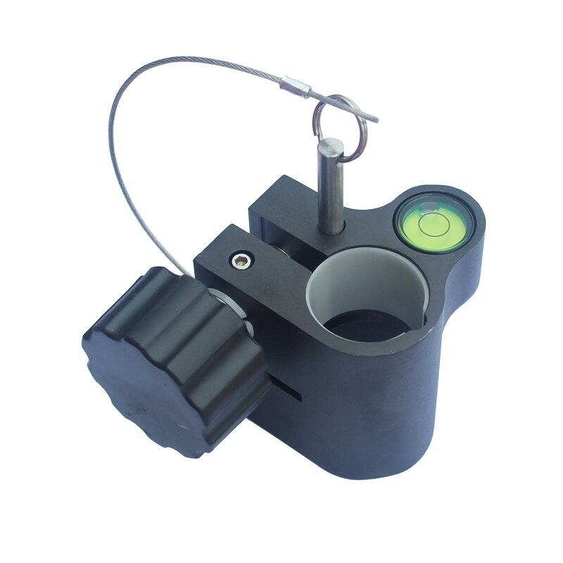 Élément de nivellement noir niveau de perles à bulles, niveau de haute précision pour CHCNAV GPS, tige de centrage en fibre de carbone, 25mm