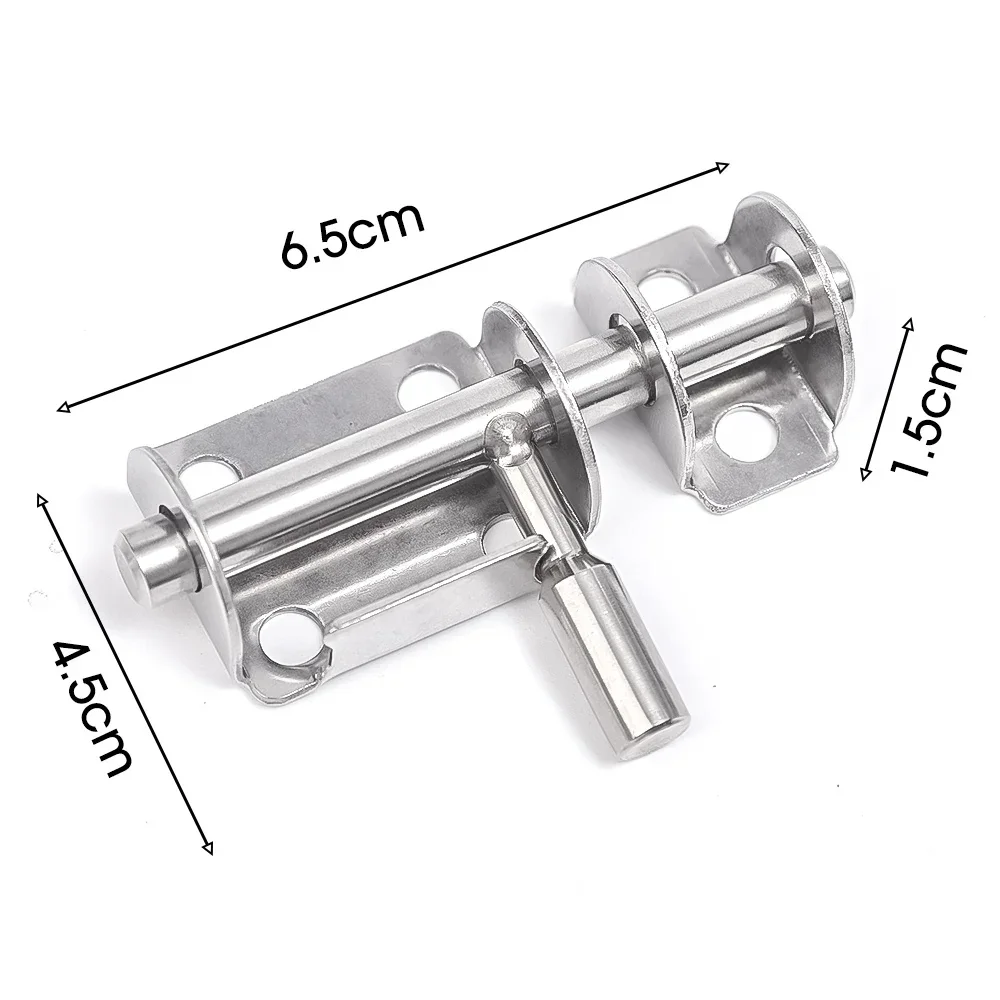Stainless Steel Door Lock Small Security Door Bolt Window Latch Heavy Duty Sliding Gate Tower Bolts Latch Catch Home Bolt Locks: M / Bronze