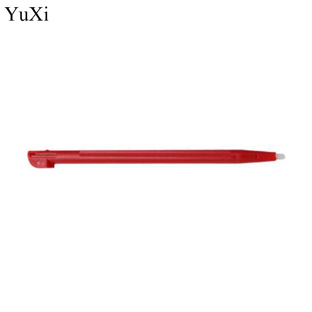 Stylus de plástico bolígrafo para Pantalla táctil Nintendo 2DS juego consola táctil lápiz táctil de pantalla para Nintendo 2DS Negro Azul Rojo: red